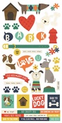 Life Is Ruff Sticker Sheet - Simple Stories
