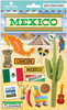 Travel Mexico - Paper House 2-D Stickers 7.5"x4.5"