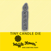 Tiny Candle - Waffle Flower Die