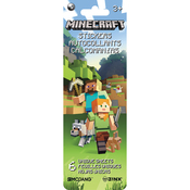 Minecraft Flip Pack Stickers 6 Sheets