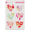 Foiled Hearts - Freckled Fawn Epoxy Stickers