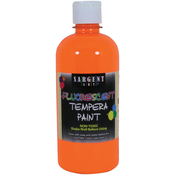 Yellow Orange - Fluorescent Tempera Paint 16oz