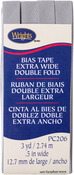 Medium Grey - Double Fold Bias Tape 1/2"X3yd