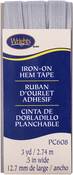 Silver - Iron-On Hem Tape 1/2"X3yd