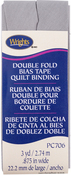 Medium Grey - Double Fold Quilt Binding 7/8"X3yd