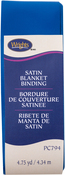 Snorkel Blue - Single Fold Satin Blanket Binding 2"X4-3/4yd