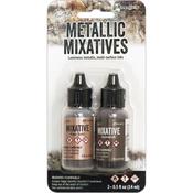 Rose Gold/Gunmetal Metallic Mixative Tim Holtz Alcohol Ink Kit - Ranger