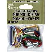 Paracord Carabiners Small 8/Pkg