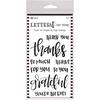 Thank You Ranger Letter It Clear Stamp Set 4"X6"