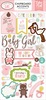 Sweet Baby Girl Chipboard Accents - Echo Park