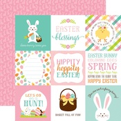 Journaling Cards 4 x 4 Paper - Hello Easter - Echo Park