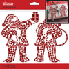 Bling Santa Silhouettes - Jolee's Boutique Dimensional Stickers