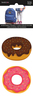 Donuts Embroidered Stickers 2/Pkg