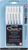 White - Gelly Roll Classic Bold Point Pens 6/Pkg