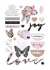 Amelia Rose Puffy Stickers - Prima