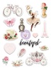 Love Story Puffy Stickers - Prima
