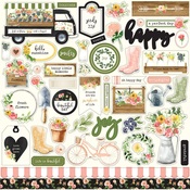 Spring Market Sticker Sheet - Carta Bella