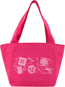 Hot Pink - K1C2 Quilt Happy Petite Project Bag