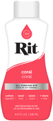 Coral - Rit Dye Liquid 8oz