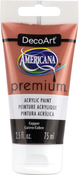 Copper - Americana Premium Acrylic Metallic Paint Tube 2.5oz