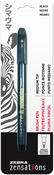Black - Zebra Zensations Medium Tip Brush Pen