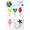 Shimelle Box Of Crayons Glitter Paper Clips 