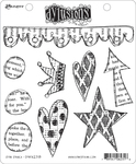 Star Struck - Dyan Reaveley's Dylusions Cling Stamp Collections 8.5"X7"