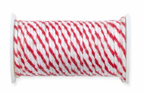Hemptique Cotton Bakers Twine Spool, 2-Ply, 410', Red
