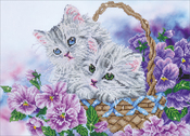 Kitty Basket - Diamond Dotz Diamond Embroidery Facet Art Kit 23.5"X18"