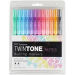 Pastels - Twintone Marker Set 12/Pkg