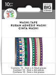 Jewel Tones - Happy Planner Mini Washi Tape 3mmx6.56yd Each 10/Pkg