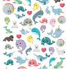 Narwhals - Paper House Life Organized Micro Stickers