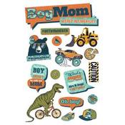 Boy Mom - Paper House 3D Stickers