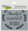 Thankful - Crafter's Workshop Template 6"X6"