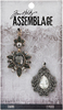 Baroqued Diamonds - Tim Holtz Assemblage Charms 2/Pkg