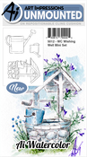Wishing Well Mini Set - Art Impressions Watercolor Cling Rubber Stamps