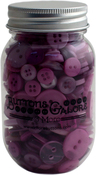 Sour Grapes - Buttons Galore Button Mason Jars