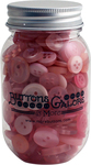 Pink Grapefruit - Buttons Galore Button Mason Jars