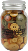 Harvest - Buttons Galore Button Mason Jars
