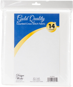 White - Design Works Gold Quality Aida 14 Count 60"X36"