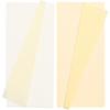 White/Vanilla & Vanilla/Chiffon - Double-Sided Extra Fine Crepe Paper 2/Pkg