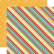 School Stripes Paper - Back To School - Echo Park