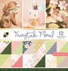 Fairytale Floral, 12 W/Gold Foil - DCWV Double-Sided Cardstock Stack 12"X12" 36/Pkg