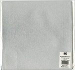 Silver - Best Creation Brushed Metal Single-Sided Paper 12"X12"