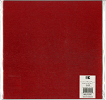 Red - Best Creation Brushed Metal Single-Sided Paper 12"X12"