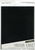 Glossy Black - Tonic Studios Mirror Glossy Cardstock 8.5"X11" 5/Pkg