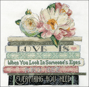 Love Is (14 Count) - Design Works Counted Cross Stitch Kit 10"X10"