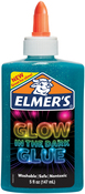 Blue - Elmers Glow In The Dark Liquid Glue 5oz