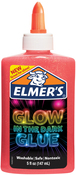 Pink - Elmers Glow In The Dark Liquid Glue 5oz