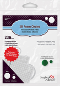 Scrapbook Adhesives 3D Foam Circles - White